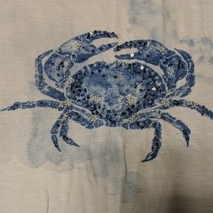 J Jill blue crab tank top xl